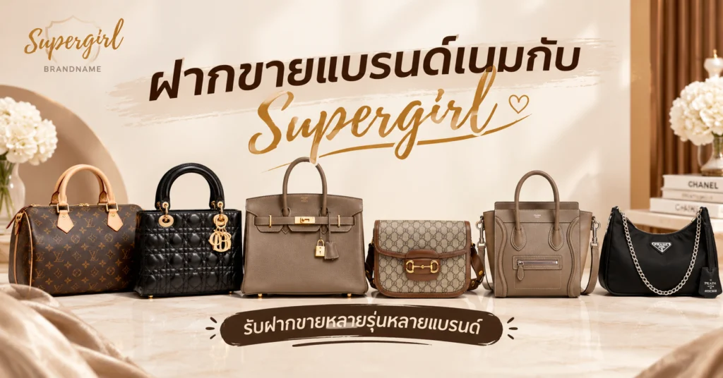ฝากขายสินค้าแบรนด์เนมได้ราคาดี