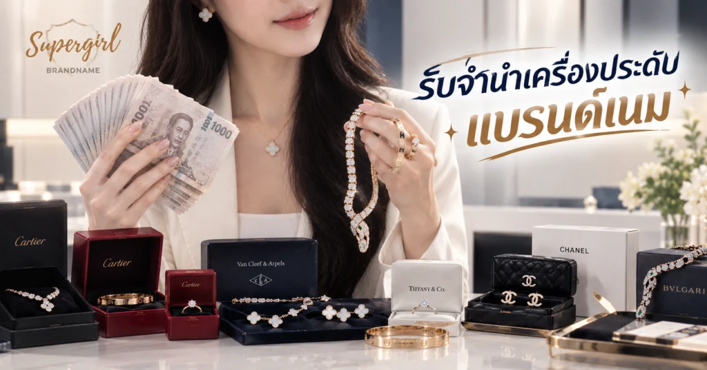 รับจำนำเครื่องประดับแบรนด์เนม