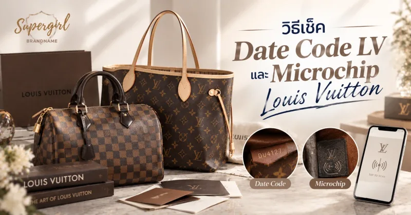 วิธีเช็ค Date Code LV และ Microchip Louis Vuitton