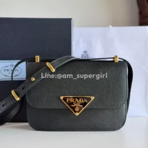 Prada Embleme Saffiano Shoulder bag 2023