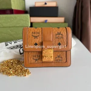 MCM Patricia Visetos Flap mini