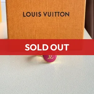 LV Confetti Ring Y26 Size S ชมพูเข้ม