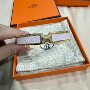 Hermes Olympe Bracelet mauve pale